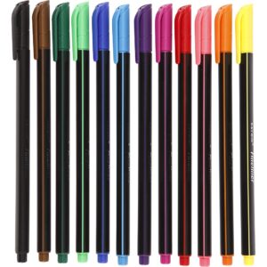Colortime Tusch, streg 0,6 mm, ass. farver, 42 stk./ 1 pk.