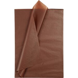 Silkepapir, ark 50x70 cm, 17 g, brun, 25 ark/ 1 pk.