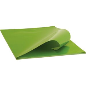 Glanspapir, ark 32x48 cm, 80 g, lys grøn, 25 ark/ 1 pk.