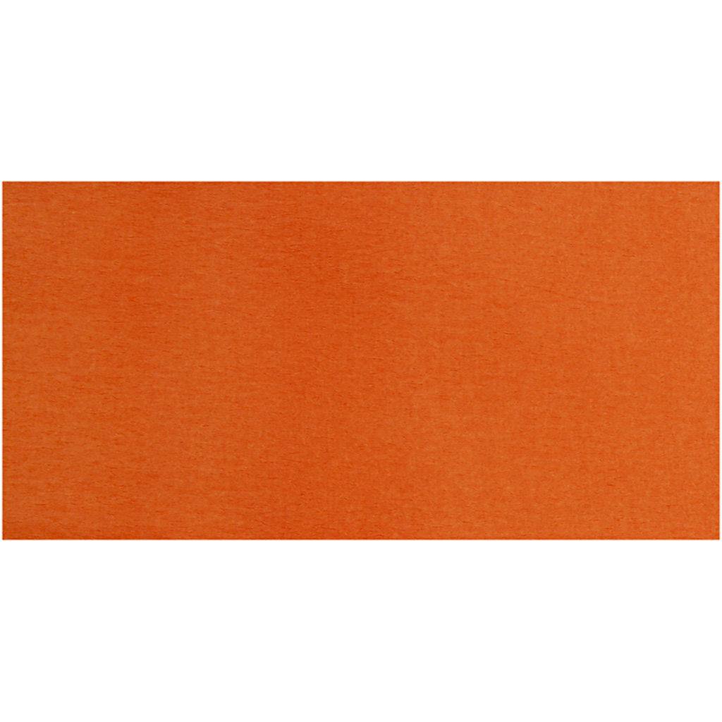Crepepapir, ark 50x250 cm, 22 g, orange, 10 læg/ 1 pk.