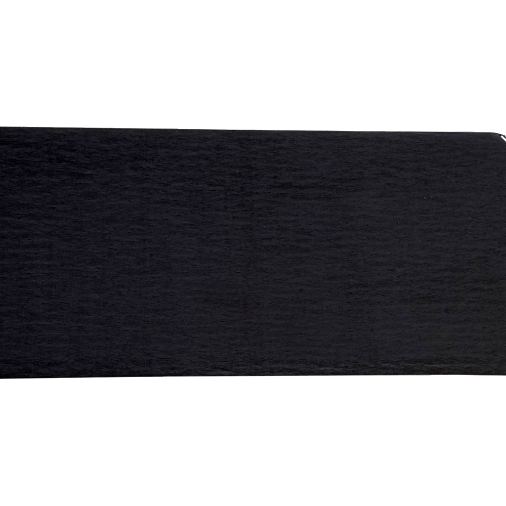 Crepepapir, ark 50x250 cm, 22 g, sort, 1 læg/ 1 pk.
