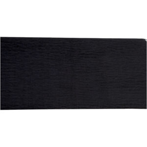 Crepepapir, ark 50x250 cm, 22 g, sort, 10 læg/ 1 pk.
