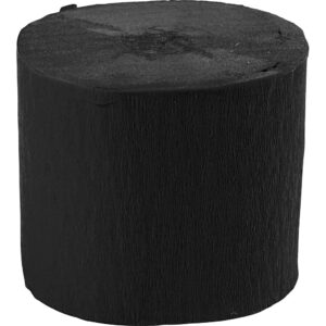 Crepepapir Ruller, B: 5 cm, 22 g, sort, 20 m/ 1 stk.