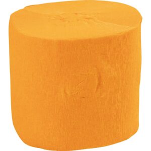 Crepepapir Ruller, B: 5 cm, 22 g, orange, 20 m/ 1 stk.