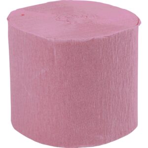 Crepepapir Ruller, B: 5 cm, 22 g, rosa, 20 m/ 1 stk.