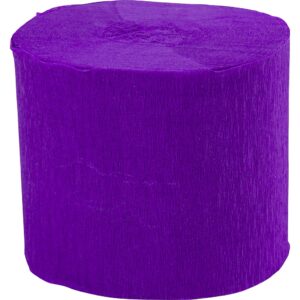 Crepepapir Ruller, B: 5 cm, 22 g, lilla, 20 m/ 1 stk.