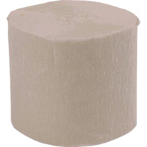 Crepepapir Ruller, B: 5 cm, 22 g, creme, 20 m/ 1 stk.