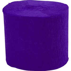 Crepepapir Ruller, B: 5 cm, 22 g, mørk lilla, 20 m/ 1 stk.