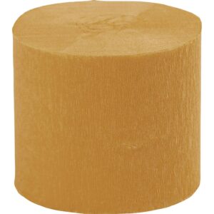 Crepepapir Ruller, B: 5 cm, 22 g, karrygul, 20 m/ 1 stk.