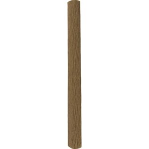 Crepepapir, ark 25x60 cm, Stræk/crepe: 180%, 105 g, brun, 1 ark