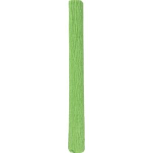 Crepepapir, ark 25x60 cm, Stræk/crepe: 180%, 105 g, lys grøn, 1 ark