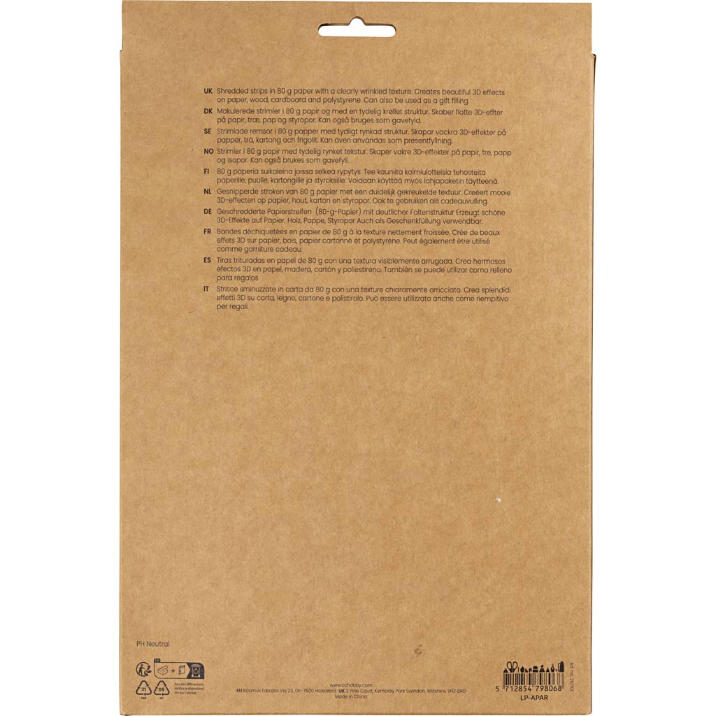 Krøllede Papirstrimler, L: 25-30 cm, B: 3 mm, sort, hvid, 2x50 g/ 1 pk. - Image 3
