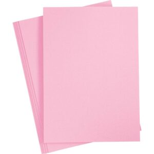 Karton, A4, 180 g, rosa, 25 ark/ 1 pk.