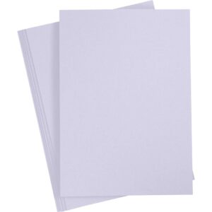 Strukturkarton, A4, 220 g, lys lilla, 10 ark/ 1 pk.