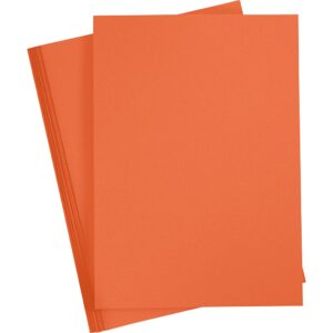 Karton, A4, 180 g, orange, 25 ark/ 1 pk.