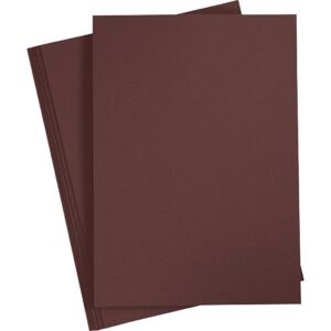 Karton, A4, 180 g, brun, 25 ark/ 1 pk.