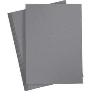 Karton, A4, 180 g, grå, 25 ark/ 1 pk.