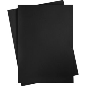 Karton, A2, 180 g, sort, 25 ark/ 1 pk.