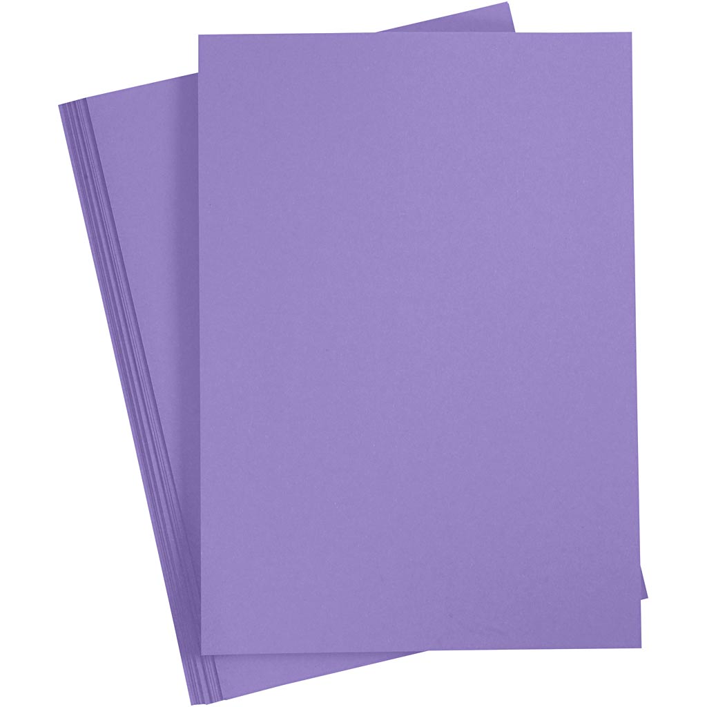 Karton, A3, ark 297x420 mm, 180 g, mørk lilla, 100 ark/ 1 pk.