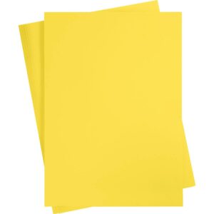 Karton, A3, 180 g, gul, 25 ark/ 1 pk.