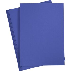 Karton, A3, 180 g, mørk blå, 25 ark/ 1 pk.