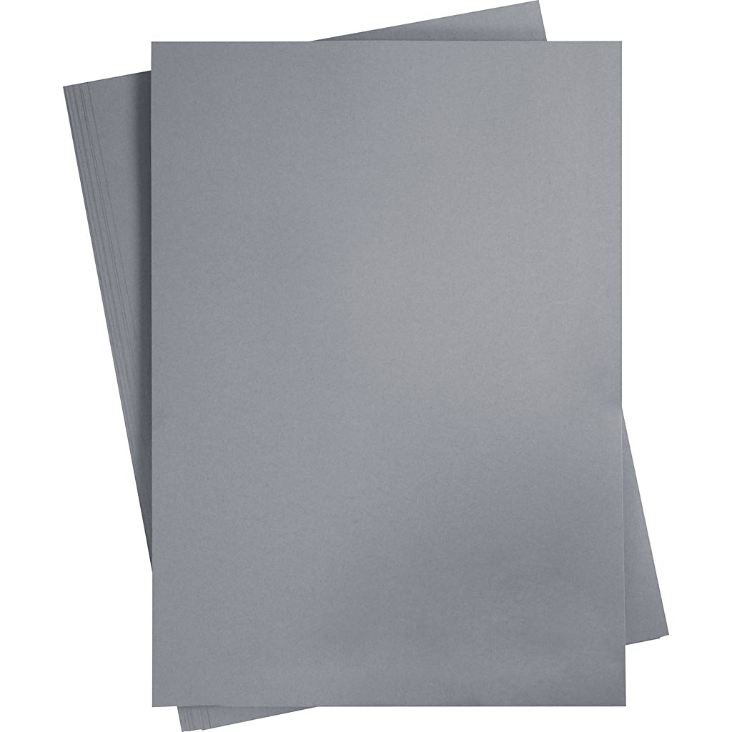 Karton, A3, 180 g, grå, 25 ark/ 1 pk.