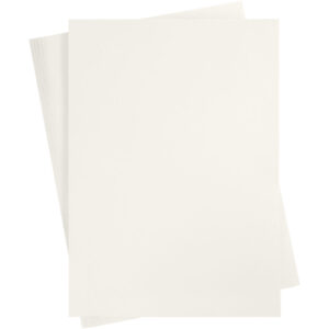 Karton, A2, ark 420x594 mm, 180 g, råhvid, 10 ark/ 1 pk.