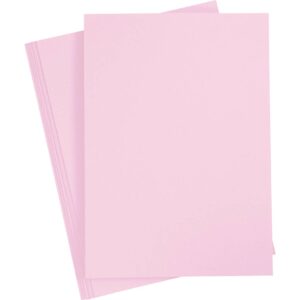 Karton, A6, 180 g, rosa, 25 ark/ 1 pk.