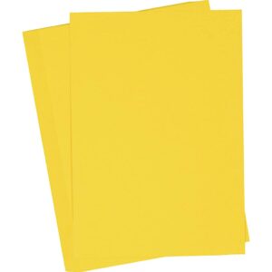 Karton, A6, 180 g, gul, 25 ark/ 1 pk.