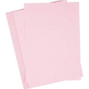 Karton, A6, 180 g, lys pink, 25 ark/ 1 pk.