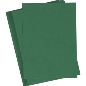Karton, A6, 180 g, mørk grøn, 25 ark/ 1 pk.