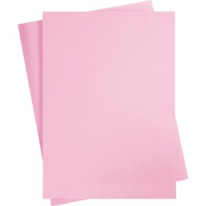 Karton, A4, 270 g, rosa, 10 ark/ 1 pk.