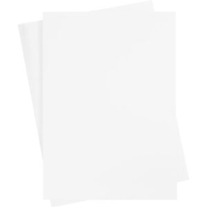 Karton, A4, 270 g, hvid, 10 ark/ 1 pk.