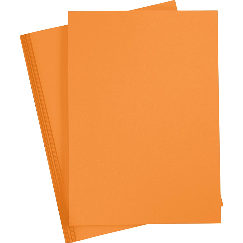 Karton, A3, 270 g, orange, 10 ark/ 1 pk.