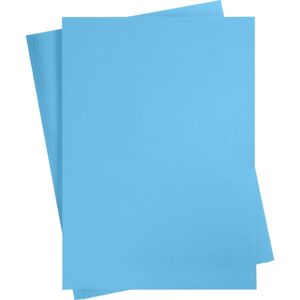 Karton, A4, 270 g, kongeblå, 10 ark/ 1 pk.