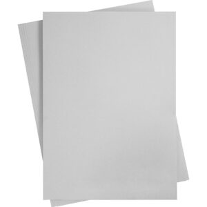 Karton, ark 50x70 cm, 270 g, grå, 10 ark/ 1 pk.