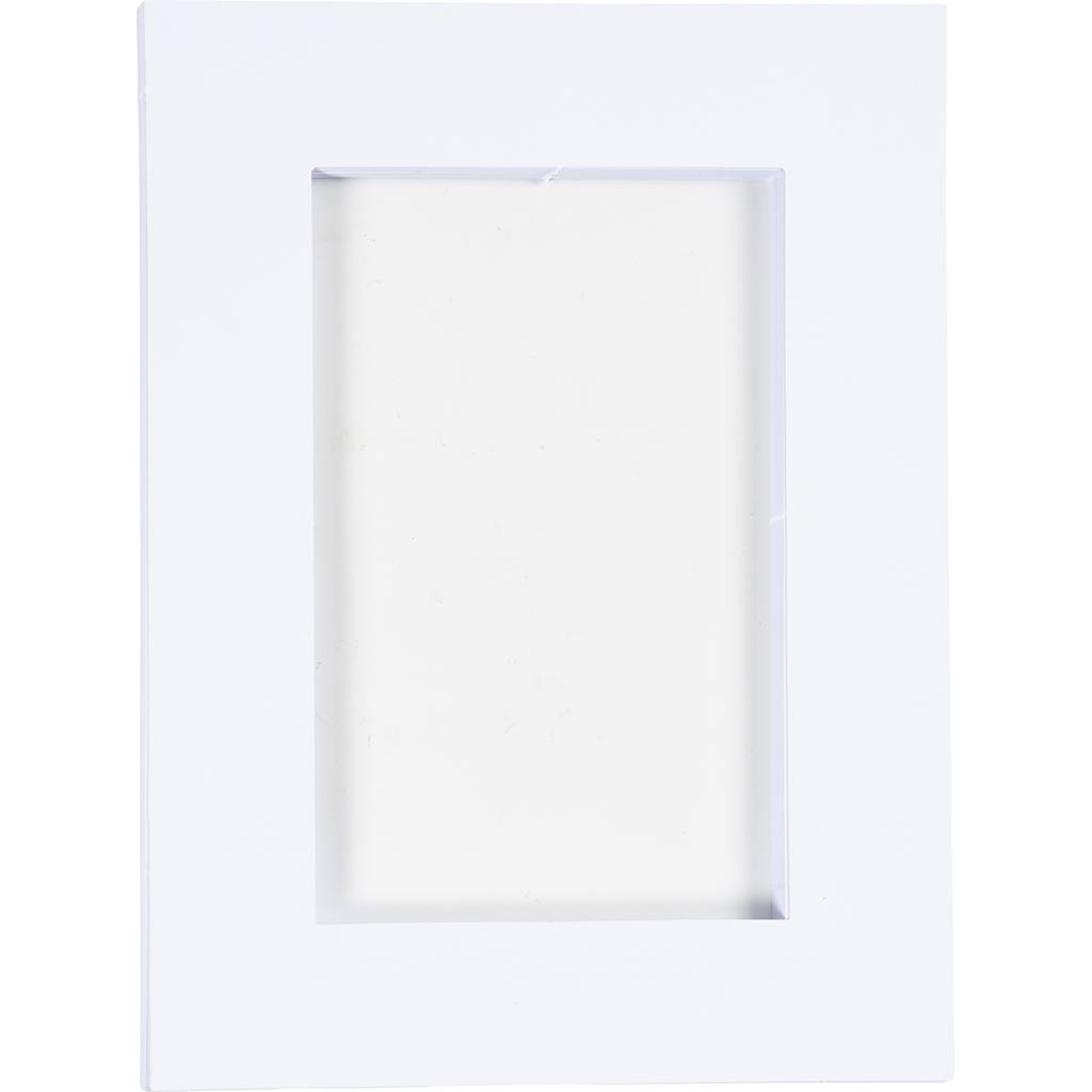 Passepartoutrammer, A5, ark 17x23 cm, tykkelse 0,4 mm, 270 g, hvid, 25 stk./ 1 pk.