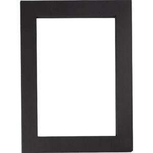 Passepartoutrammer, A3, ark 35x48 cm, tykkelse 0.4 mm, 270 g, sort, 25 stk./ 1 pk.