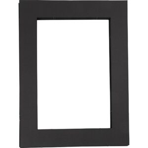 Passepartoutrammer, A4, ark 25x34 cm, tykkelse 0.4 mm, 270 g, sort, 25 stk./ 1 pk.