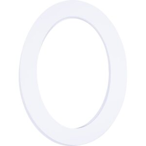Passepartoutrammer, A4, tykkelse 0.4 mm, oval, 270 g, hvid, 25 stk./ 1 pk.