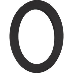 Passepartoutrammer, A4, tykkelse 0.4 mm, oval, 270 g, sort, 25 stk./ 1 pk.