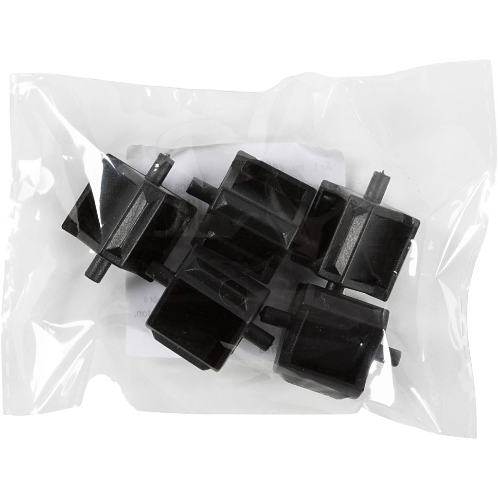 Hjul til borddispenser, sort, 5 stk./ 1 pk. - Image 3
