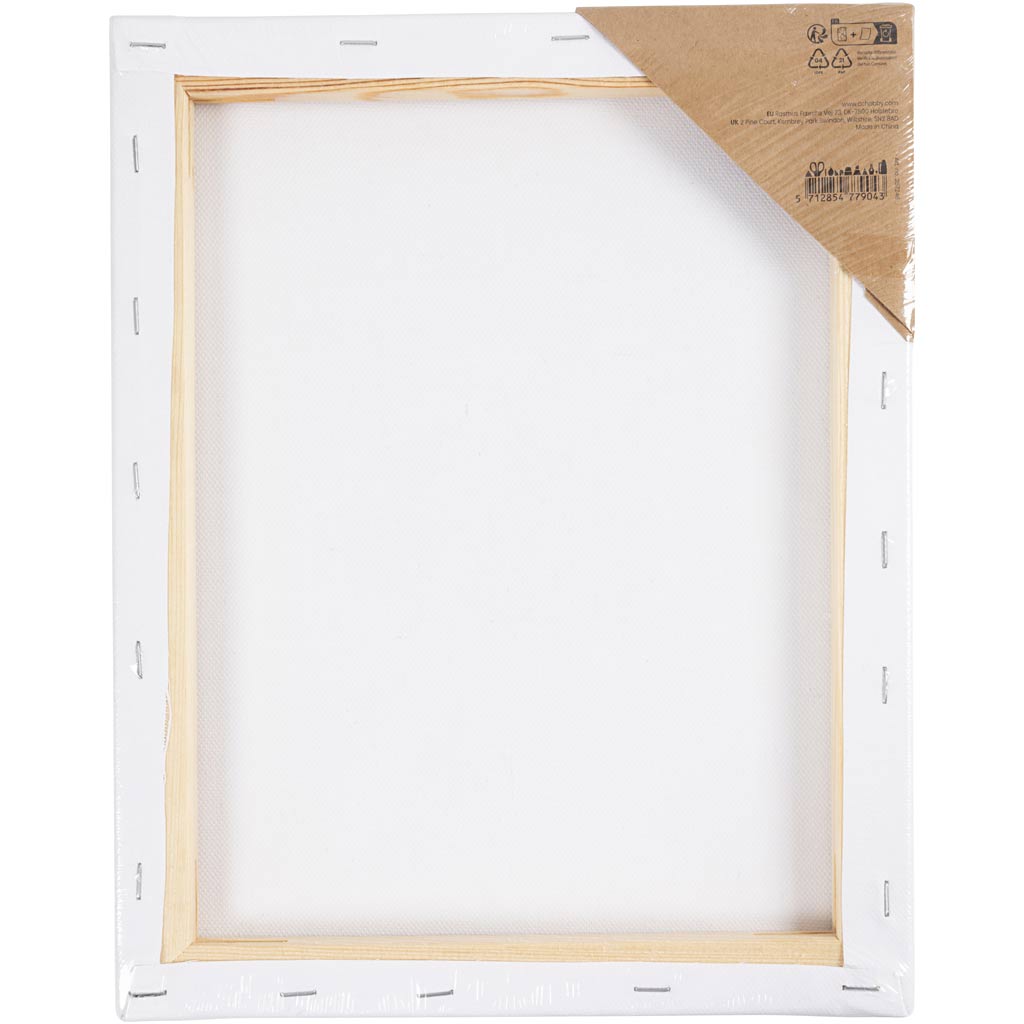 Malerlærred med print, Roser, D: 1,6 cm, str. 24x30 cm, 360 g, 1 stk. - Image 3