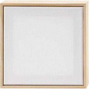 Malerlærred med træramme, str. 15,8x15,8 cm, 280 g, hvid, 1 stk.