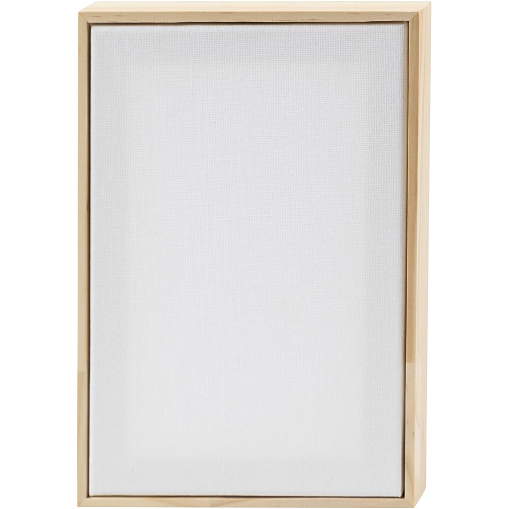 Malerlærred med træramme, str. 15,8x23,8 cm, 280 g, hvid, 10 stk./ 1 pk.