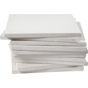 Malerlærred, D: 1,6 cm, str. 30x30 cm, 280 g, 10 stk./ 1 pk.