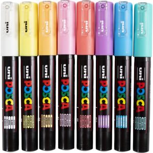 Posca Tusch, nr. PC-1M, streg 0,7 mm, extra-fine, 8 stk./ 1 stk.