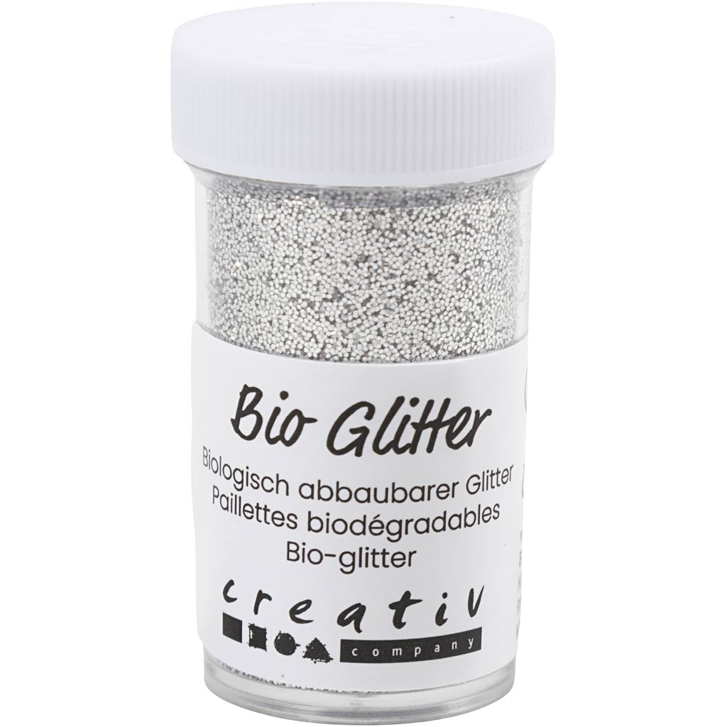 Bio-glimmer, sølv, 27 ml, 15 g/ 1 ds.