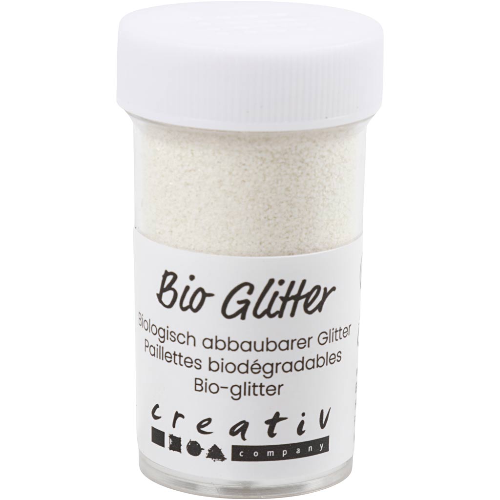 Bio-glimmer, hvid, 27 ml, 15 g/ 1 ds.