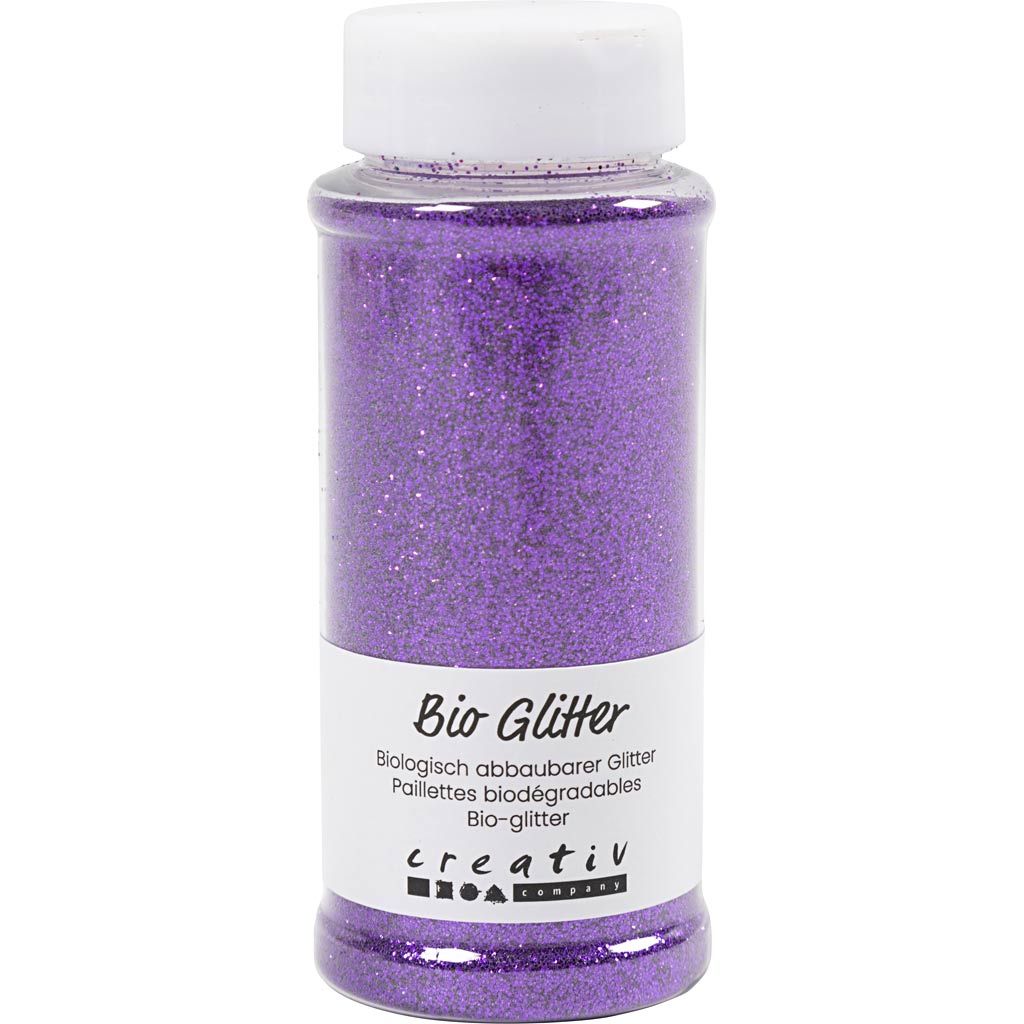 Bio-glimmer, lilla, 140 ml, 97 g/ 1 ds.
